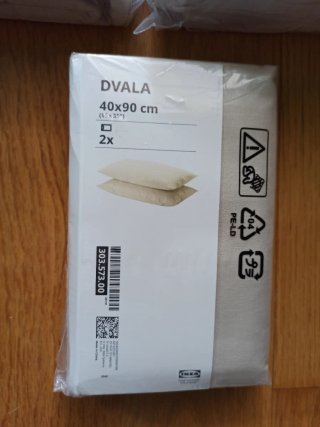 Juego sábanas 160x200 Algodón Ikea DVALA IKEA