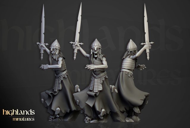 20 Ánimas Guerreras Highlands Miniatures