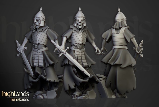 20 Ánimas Guerreras Highlands Miniatures