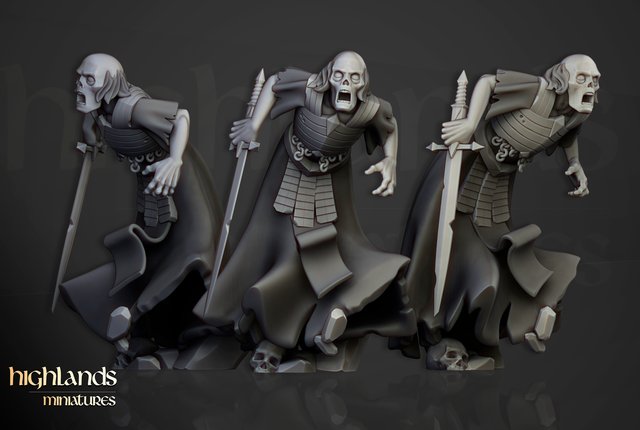 20 Ánimas Guerreras Highlands Miniatures