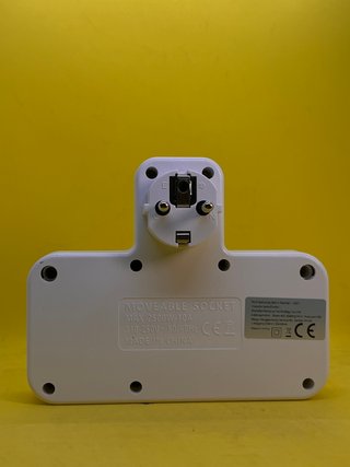 Regleta  de pared Múltiple USB y Luz