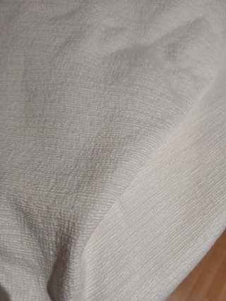 Plaids de sofá blancas roto