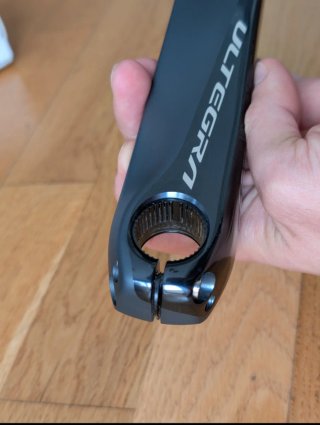 Biela potenciómetro 4iii Ultegra R8000 172.5