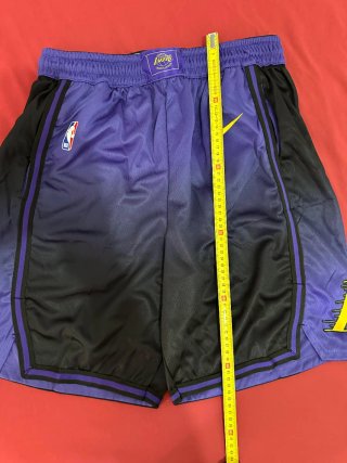 Pantalones Cortos Nike NBA Lakers Morado/Negro