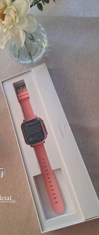 Reloj Inteligente Niña Rosa