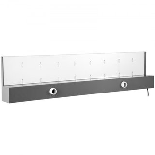 Desagüe de Fuente 36.2x3.2x8.1 Pulgadas, Fuente de Agua de Piscina con 17 Colores LED, Kit de Cascada para Piscina con Control Remoto, Desagüe de Piscina de Acrílico Sólido para Estanque de Jardín...
