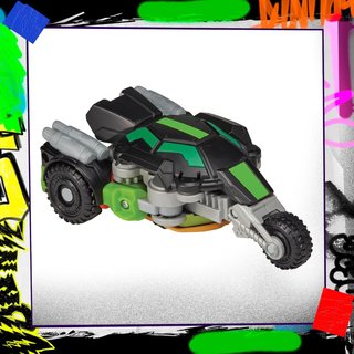 Tortugas Ninja figura transformable moto acción