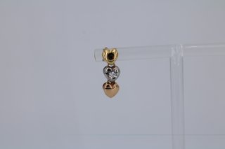 Pendientes largos 18k. 2,88gr.Ref: 043-04-00010.