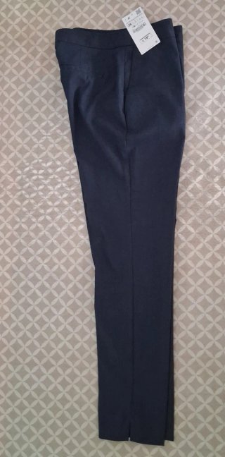Pantaloni Sartoriali ZARA Blu Taglia 36