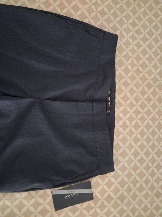 Pantaloni Sartoriali ZARA Blu Taglia 36