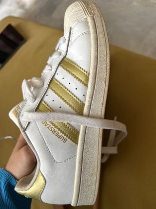 Zapatillas Adidas Superstar Doradas