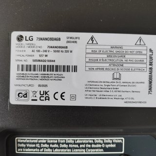 TV LG Nanocell 75 Negra
