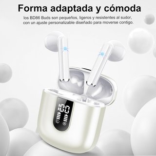 Jesebang Auriculares Bluetooth sonido potente