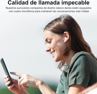 Jesebang Auriculares Bluetooth sonido potente