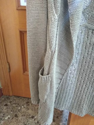 Chaleco de punto tejido talla XL