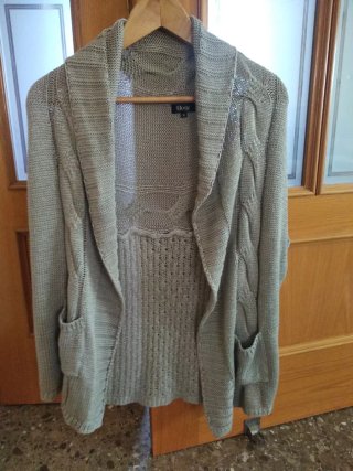 Chaleco de punto tejido talla XL