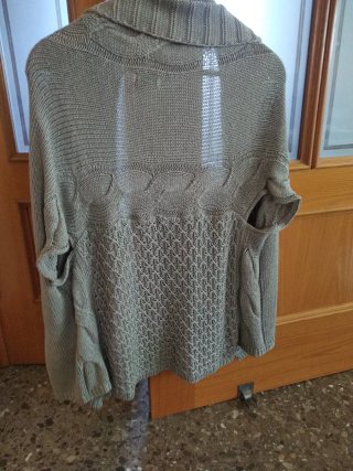 Chaleco de punto tejido talla XL
