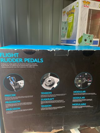 Pedales Logitech Flight Rudder Pedals