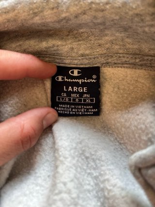 Chaqueta Champion gris cremallera