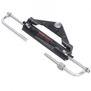 Kit de dirección hidráulica para fuera de borda, 112 kW (150HP), sistema de dirección hidráulica para barcos marinos, con bomba de timón, cilindro de bloqueo bidireccional y manguera de dirección ...