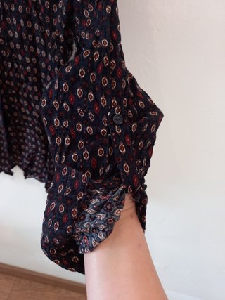 Camisa vintage estampada talle M