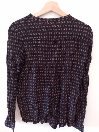 Camisa vintage estampada talle M