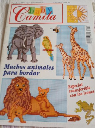 Baby Camila- Muchos animales para bordar.