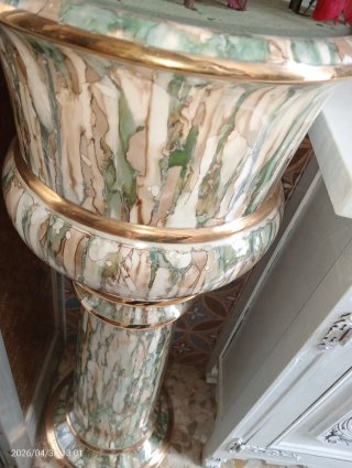 Pie decorativo pedestal florero