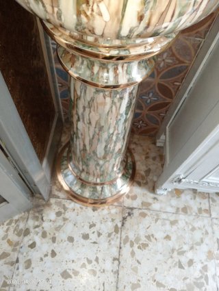 Pie decorativo pedestal florero