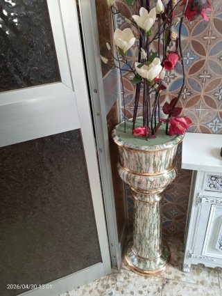 Pie decorativo pedestal florero