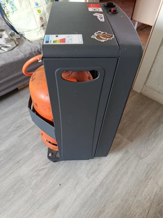 Estufa Gas Butano Plegable Mercator Negra