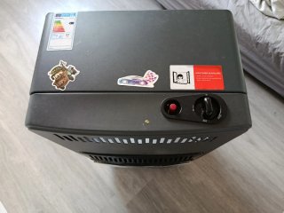 Estufa Gas Butano Plegable Mercator Negra