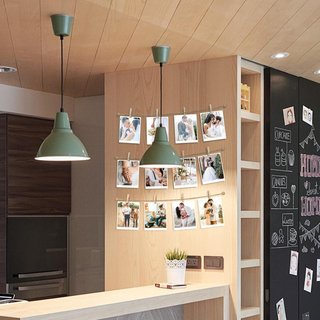 Colgador fotos con clips para pared