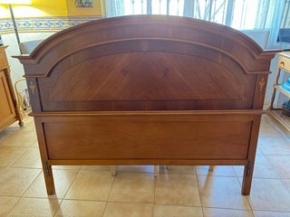 Cabecero cama matrimonio madera maciza Limoncillo