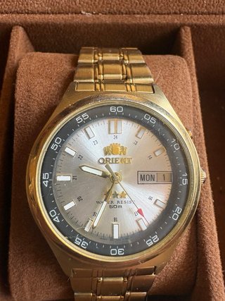 Reloj Orient Dorado Hombre