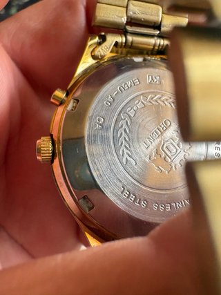 Reloj Orient Dorado Hombre