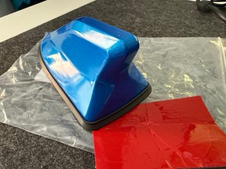 Aleta Antena Coche Azul Nueva