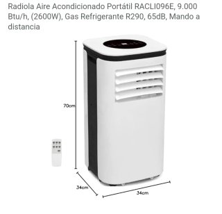 Aire Acondicionado Portátil Radiola 2000 Fr