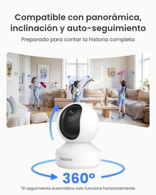 Reolink cámara seguridad interior 4K zoom