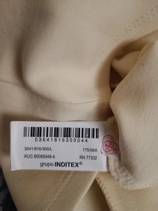 Top Zara amarillo fruncido