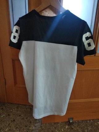 Camiseta LURE-Z Talla L Negra y Blanca