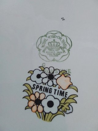 Juego de porcelana inglesa antiguo