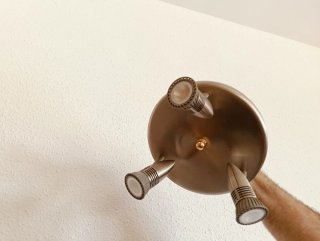 Plafón LED 3 focos orientables