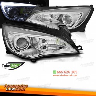 FAROS OPEL ASTRA J 10-15 TUBELIGHT FONDO CROMADO