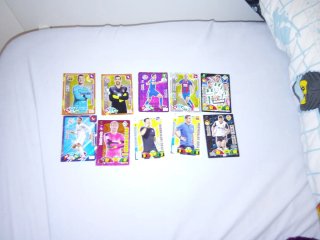 Lote 10 cartas fútbol