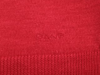 Cardigan Gant Lino Rojo