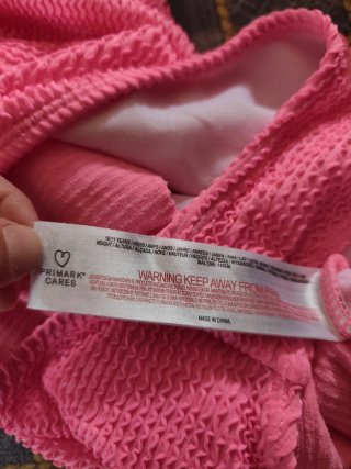 Costume da bagno Primark rosa 10/11 anni