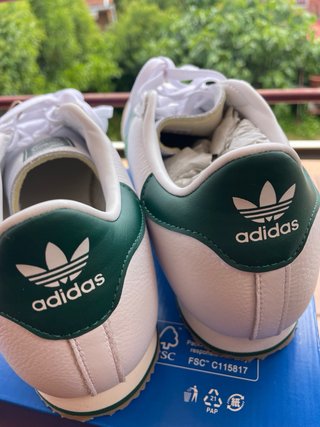 Adidas K7 Zapatillas Deportivas Blancas y Verdes