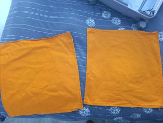 Fundas de cojín naranjas Ikea (2 unidades)