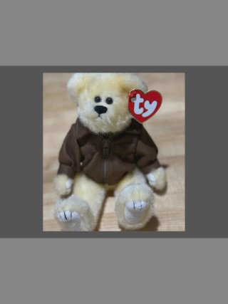 TY Attic Treasures Baron Oso Chaqueta Bomber
